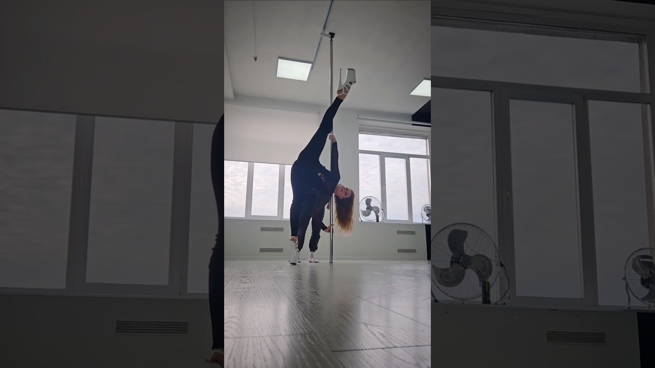 New combo training.  Exotic Pole Dance