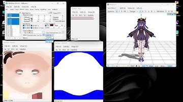 【Hu Tao】Manashiku Shader Genshin Impact MMD Model Process