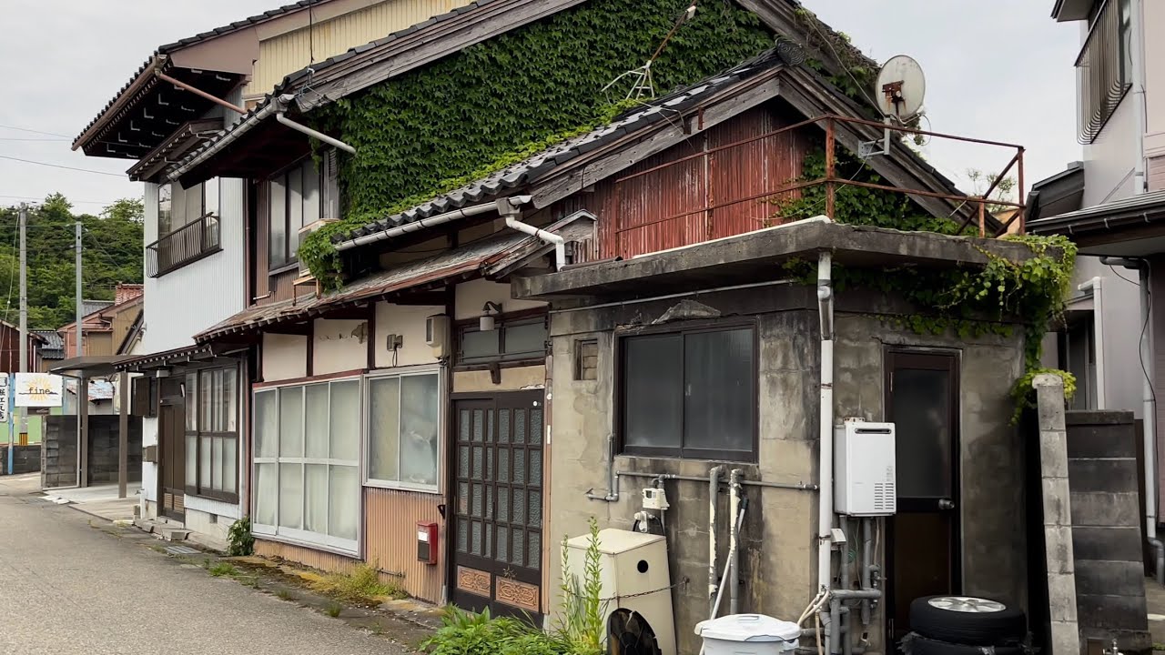 Прогулка по Хими Минадо-мати, Тояма, Япония [4K HDR]