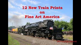 12 New Train Prints on Fine Art America 9 7 2026