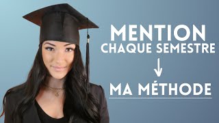 Mon organisation à la fac : comment réussir avec mention à chaque semestre 