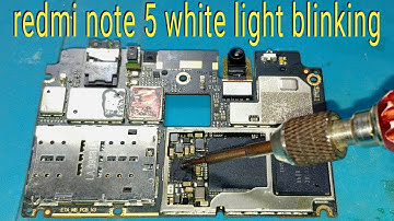 redmi note 5 white light blinking problem fix.