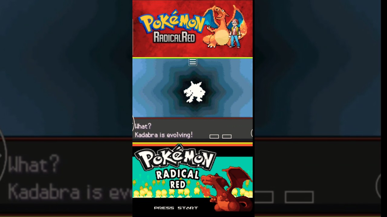 How to evolve Kadabra Pokemon Radical Red 🔥 