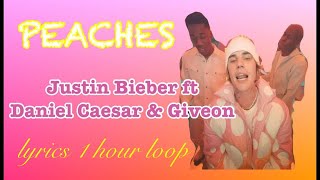 [LYRICS 1 HOUR LOOP] Justin Bieber - Peaches ft. Daniel Caesar, Giveon Profile