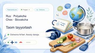 Polyglot lug'at: Taom tayyorlash | ruscha, polyakcha, chex, slovakcha screenshot 5