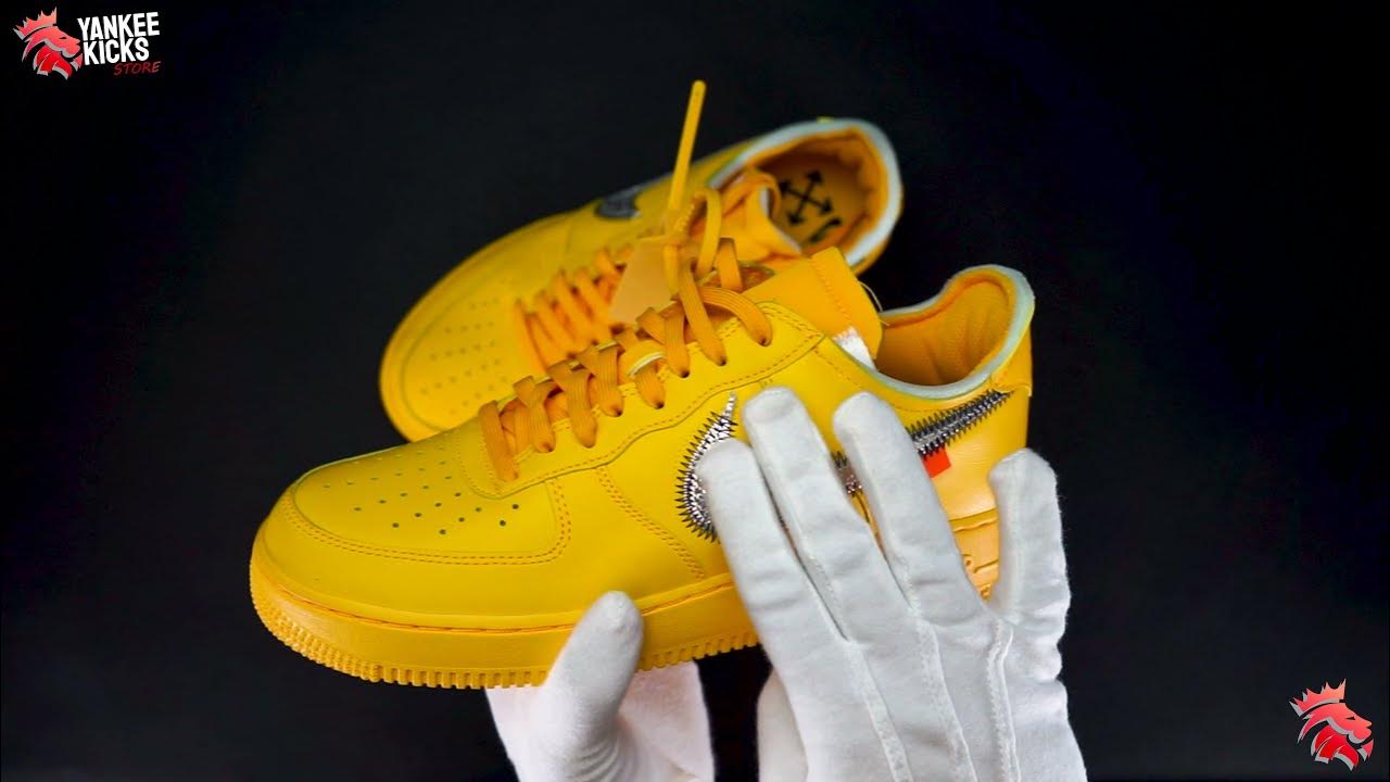 Are You Ready For The Off-White x Nike Air Force 1 University Gold? •