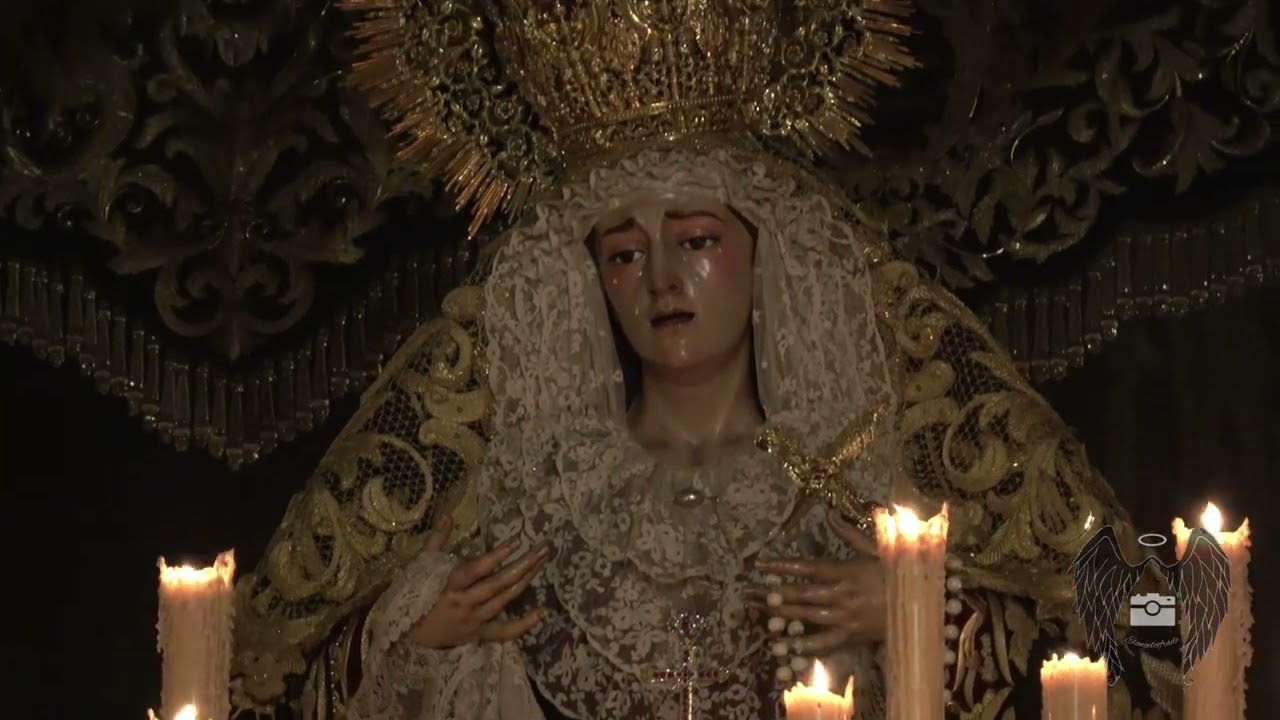 (4k) Calle San Agustín - María Santísima de las Penas  - Málaga 2024 - BM La Paz.