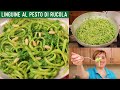 LINGUINE AL PESTO DI RUCOLA Ricetta facile - Fatto in Casa da Benedetta