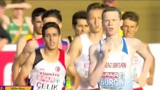 Boys 800m at U18 European Champ - Győr 2018