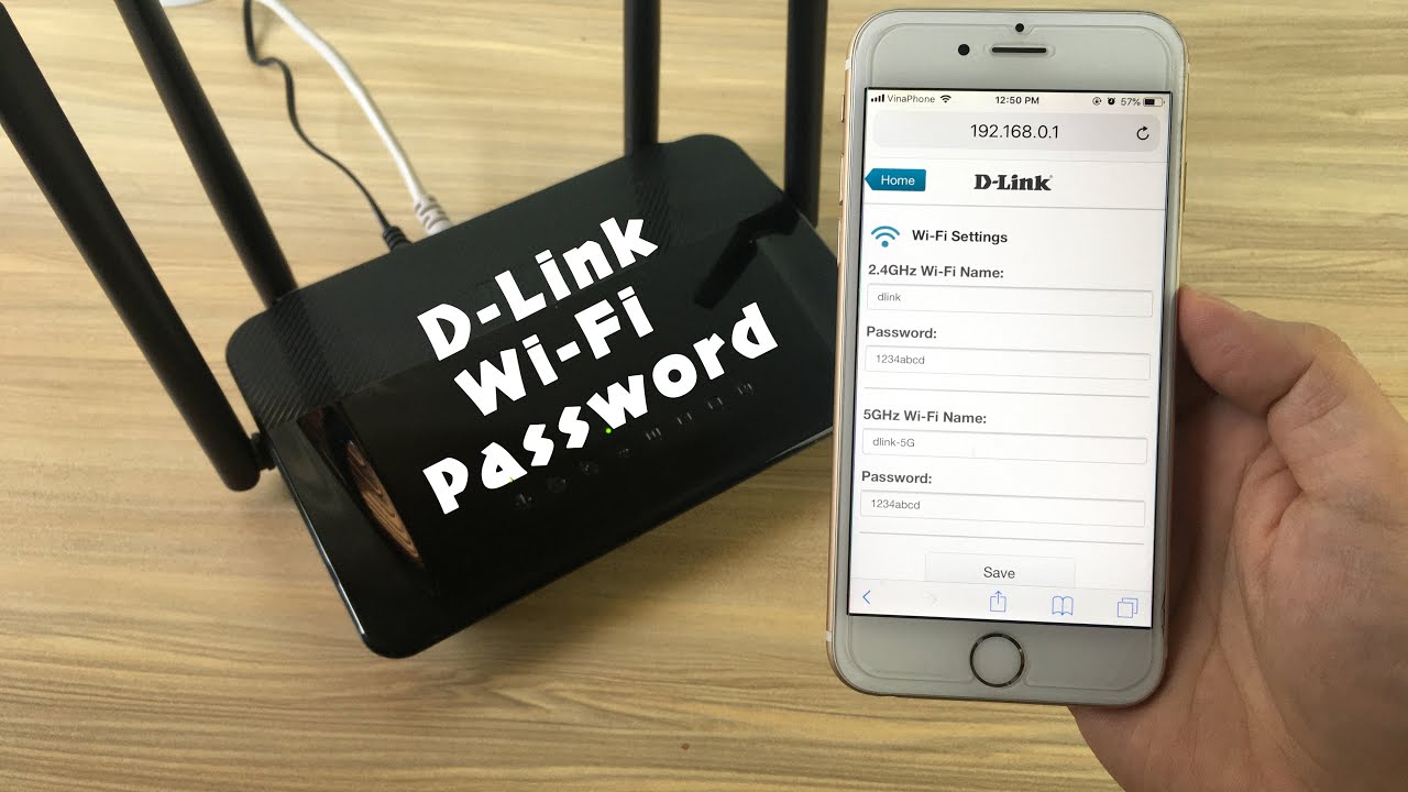 D-Link : Change Wi-Fi password in 2 minutes - AC1200 - YouTube