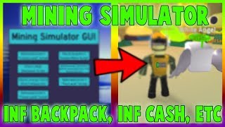 ✔️ NEW MINING SIMULATOR HACK/SCRIPT ✔️ | 🔥 INF BACKPACK, INF CASH, TELEPORT, NOCLIP 🔥 | FREE