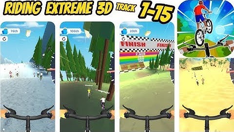Riding Extreme 3D Game All Levels 1-15 Gameplay Walkthrough (iOS-Android)