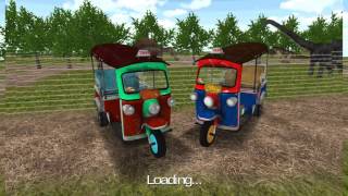 Tuk Tuk Taxi Jurassic Zoo / Android Game/GamePlay screenshot 2