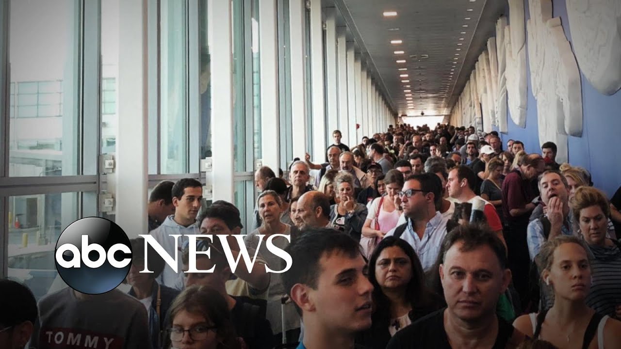 Nationwide US Customs computer system malfunction causes airport chaos