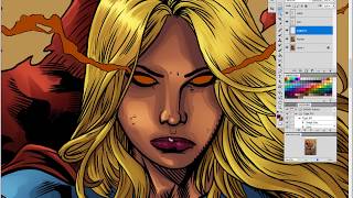 Supergirl Original Line-Art By Deilson Speedpainting