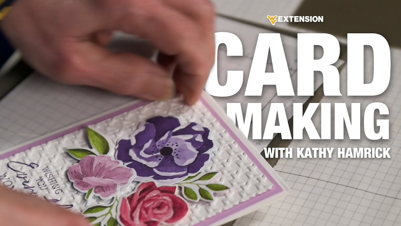 Make Your Own Greeting Card with Kathy Hamrick - YouTube