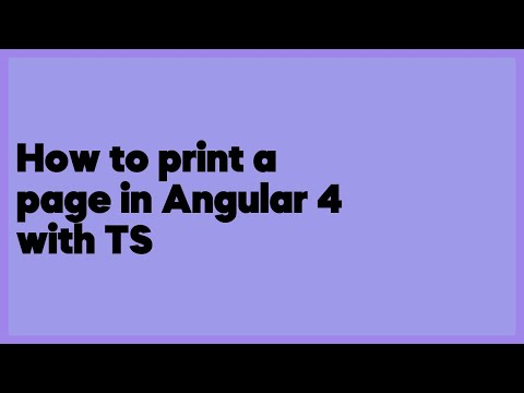 How to print a page in Angular 4 with TS  (5 answers)