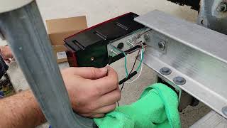 how to install LED trailer lights on your boat trailer.