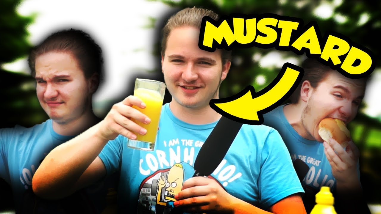 I TRY MUSTARD ON RANDOM FOODS…