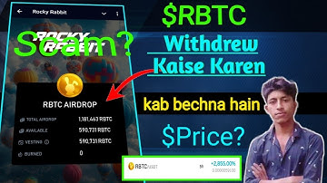 Rocky Rabbit Withdrew Kaise Kare❓ RBTC Withdrawal। Rabbitcoin Claim & Price
