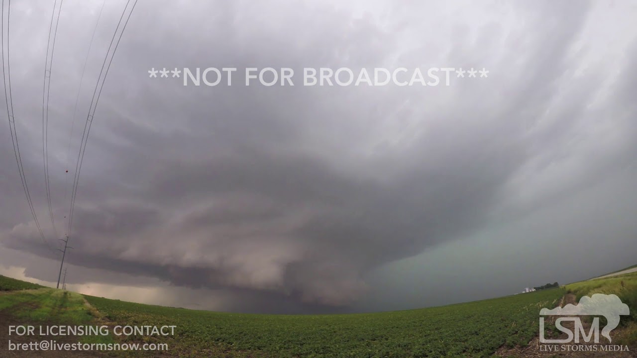 6112018 Louisville, Nebraska 4k Tornado Warned Time Lapse YouTube