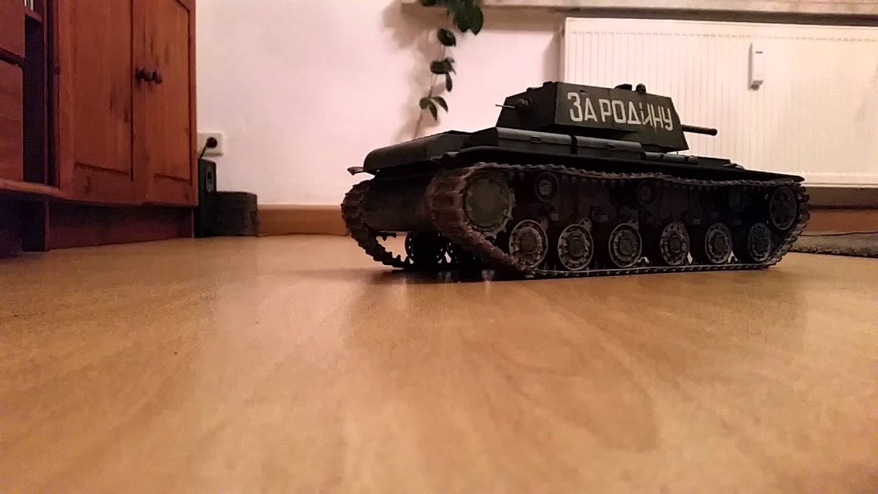 Tamiya KV 1 Full Option 1/16 - YouTube