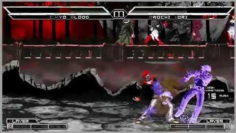 [KOF UM HD] -  C.Kyo Blood vs Orochi Iori XIII-YR
