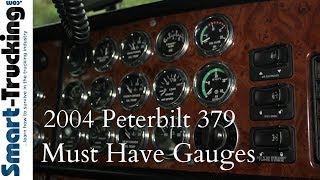 2004 Peterbilt 379 Gauges Tour