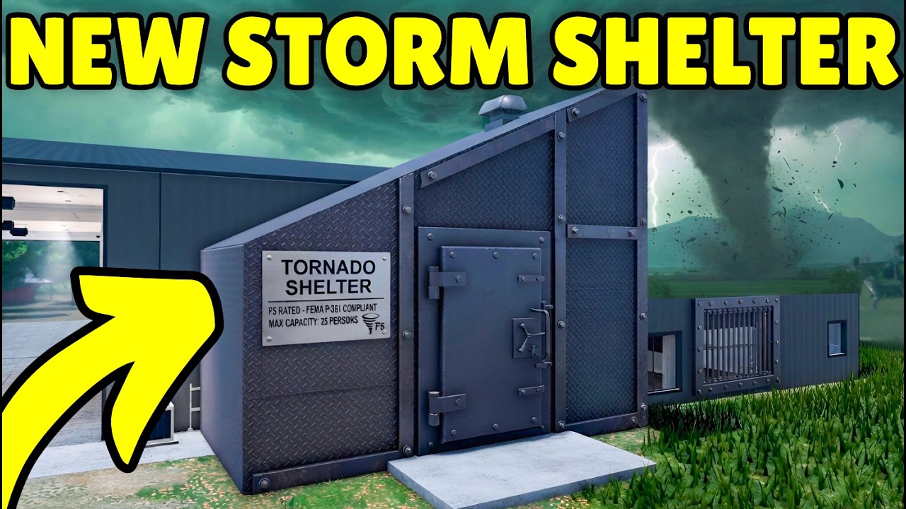 I Built a Storm Shelter & Survived a DEADLY Tornado in APM