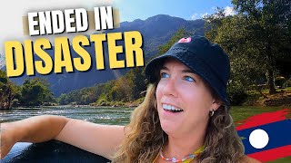Travel vlog - TIPSY TUBING in LAOS 🇱🇦 (World Famous Backpacker Activity)