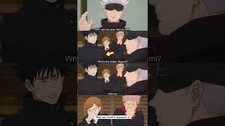 “Trying Not To Laugh 💀#JJK #Gojo #Megumi #Anime #Meme #AnimeEdit 😂🔥
