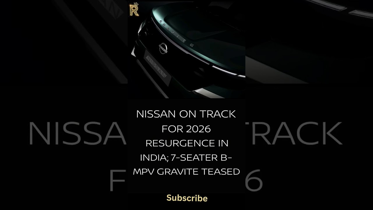 Nissan’s BIG Comeback in India 🇮🇳 | 7-Seater Gravite Teased for 2026 🚗🔥