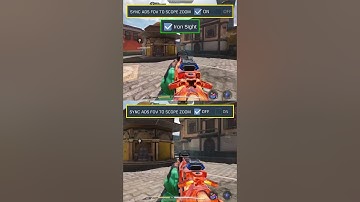 ✅ SYNC ADS FOV SCOPE ZOOM SETTING in CODM BR🔥💯 Codmobile Tips and Tricks #shorts #codmbr #codmiphone