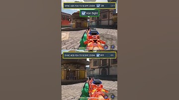 ✅ SYNC ADS FOV SCOPE ZOOM SETTING in CODM BR🔥💯 Codmobile Tips and Tricks #shorts #codmbr #codmiphone