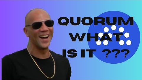 Quorum explained. What is it who created it and how does it run???