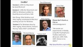 Celebrity Psychtoolbox practical course - Day 2 - Part 1: PTB credits and installation Net Worth