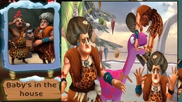 Scary teacher stone age - baby