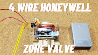 4 Wire Honeywell zone valve overview