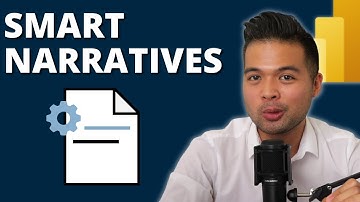 EXPLAIN DATA USING AI in POWER BI // How to use SMART NARRATIVES to explain your data dynamically