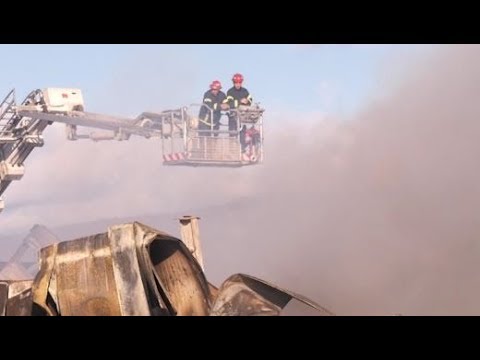 ხანძარი ბელიაშვილის ქუჩაზე  - ცეცხლის ჩაქრობას ადგილზე 12 სახანძრო-სამაშველო ბრიგადა ცდილოდა