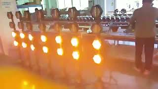 LED hexagonal vintage lamp can be spliced matrix lamp effect background lamp stage light bar marquee