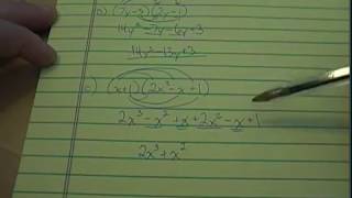 Polynomial Operations - Add, Subtract, Multiply, FOIL