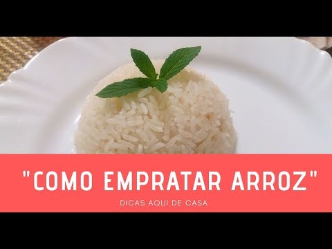 Vídeo: Como desmoronar o arroz?