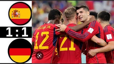 Espanha 1 x 1 Alemanha Melhores Momentos 2022