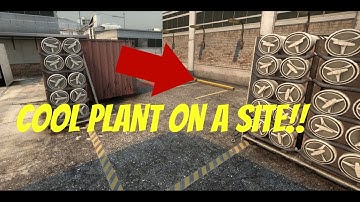 CSGO COOL BOMB PLANT ON CACHE A SITE!!!