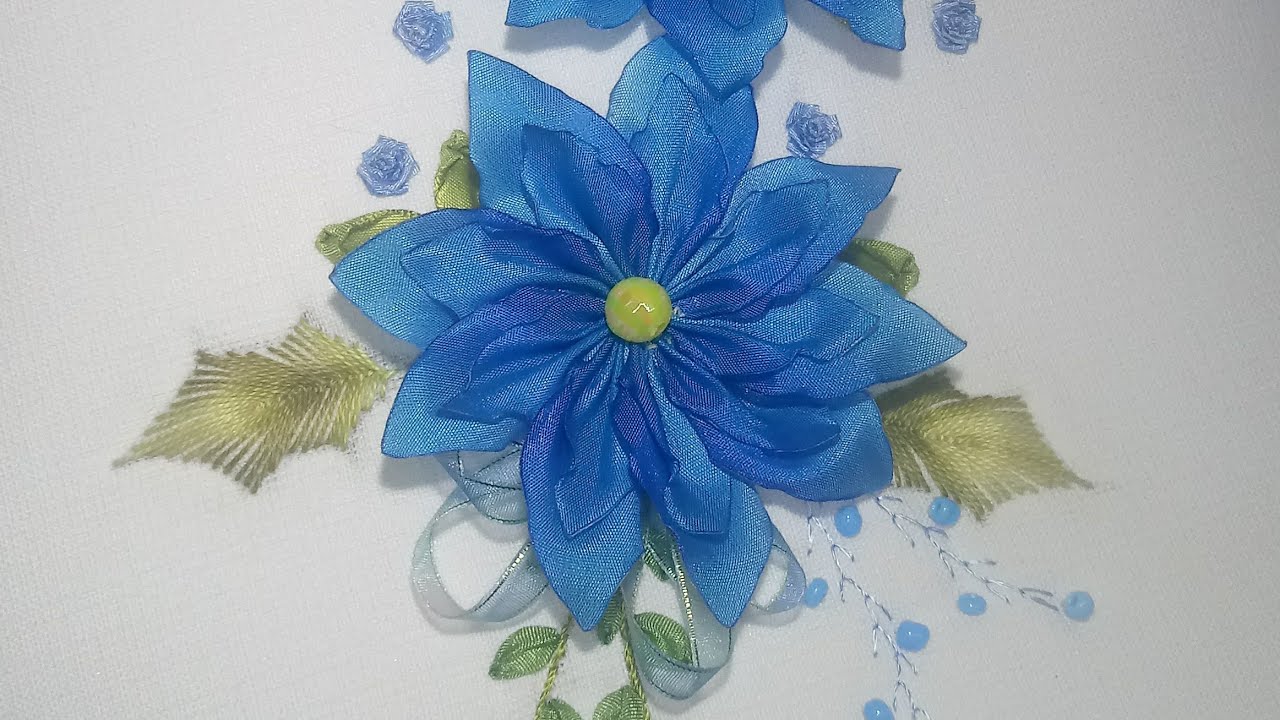 Nochebuenas azules en juego de baño (parte 2)