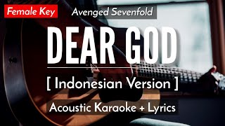Dear God (Karaoke Akustik) - Avenged Sevenfold (Indonesian Version)