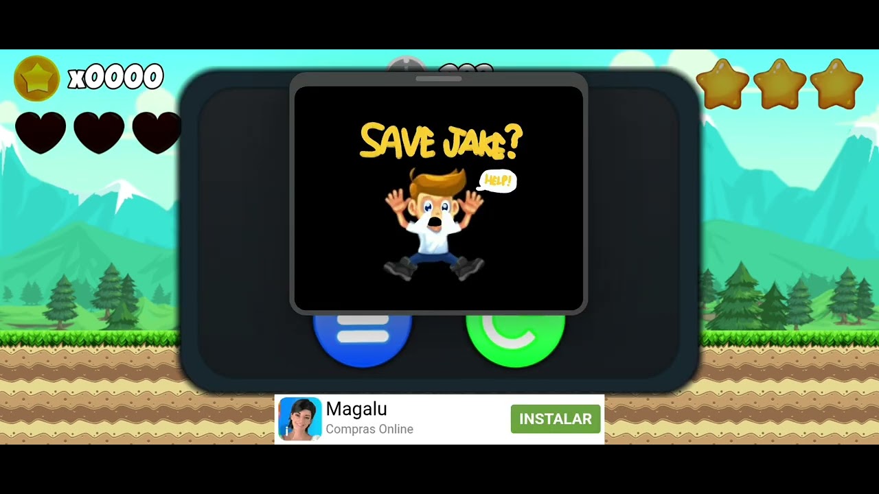 Super Jake's Adventure Jump & Run You Lose Save Jake? Yes! (SLM Style)