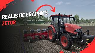 FS25🌽 Corn Planting with Zetor Tractor! | Realistic Graphics #fs25 #farmingsimulator25 #zetorpower