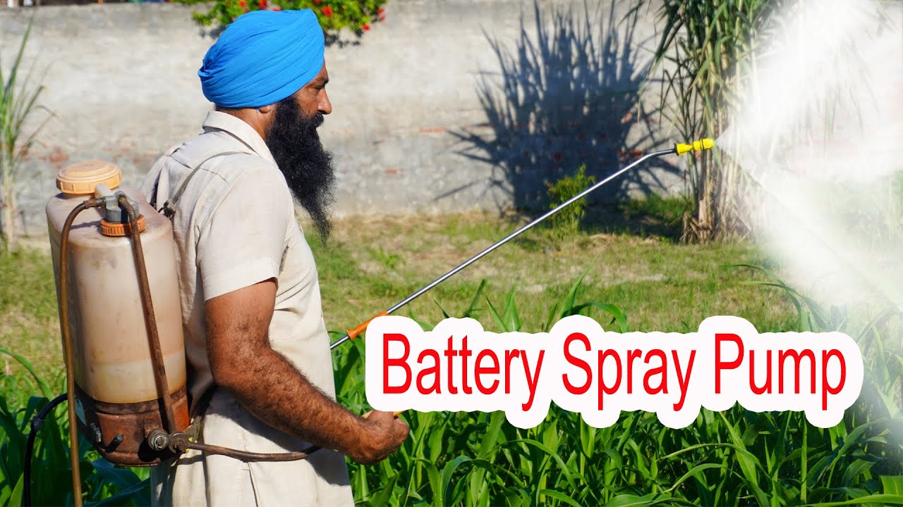 Home Made battery spray pump